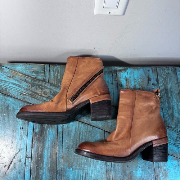 A.S.98 Jase Women's Distressed Ankle Bootie Size 42 = Size 10.5/11 - Picture 5 of 16